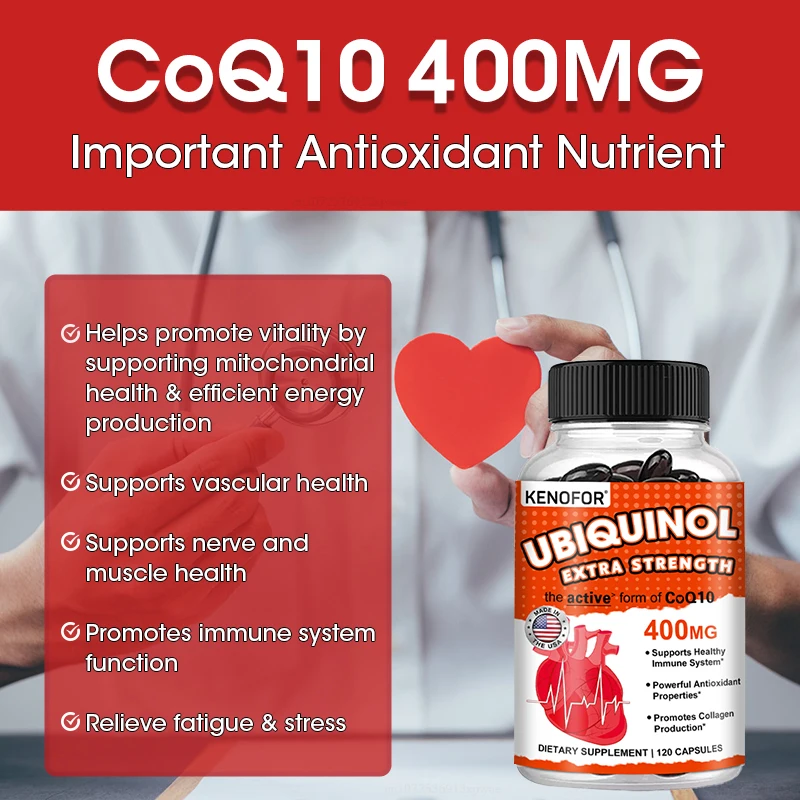 Ubiquinol CoQ10 400mg Softgels - Coq10 Ubiquinol Softgel review and price